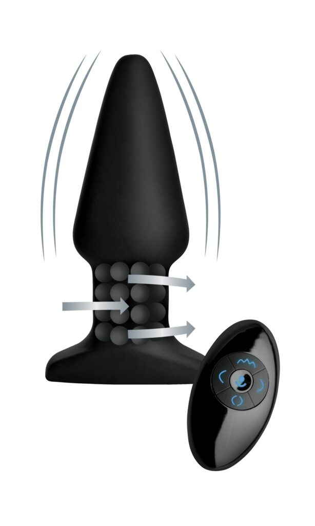 Model R Smooth Rimming Plug with Remote Control