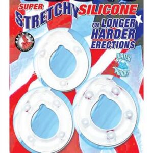 All American Triple Rings- Clear