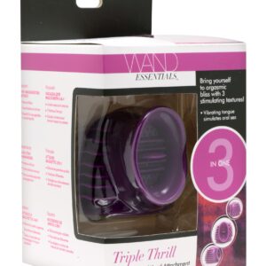 Triple Thrill 3 in 1 Silicone Wand Attachment