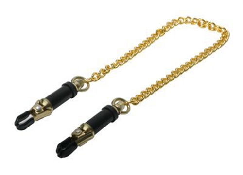 Deluxe Asjustable Nipple Clamps - Gold