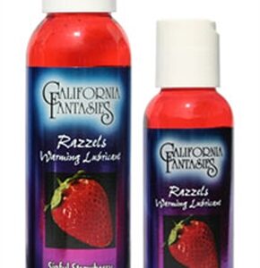 Razzels Warming Lubricant - Sinful Strawberry - 2.5 Oz. Bottle