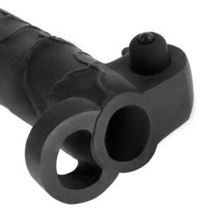 Fantasy X-Tensions Vibrating Real Feel 2-Inch Extension - Black