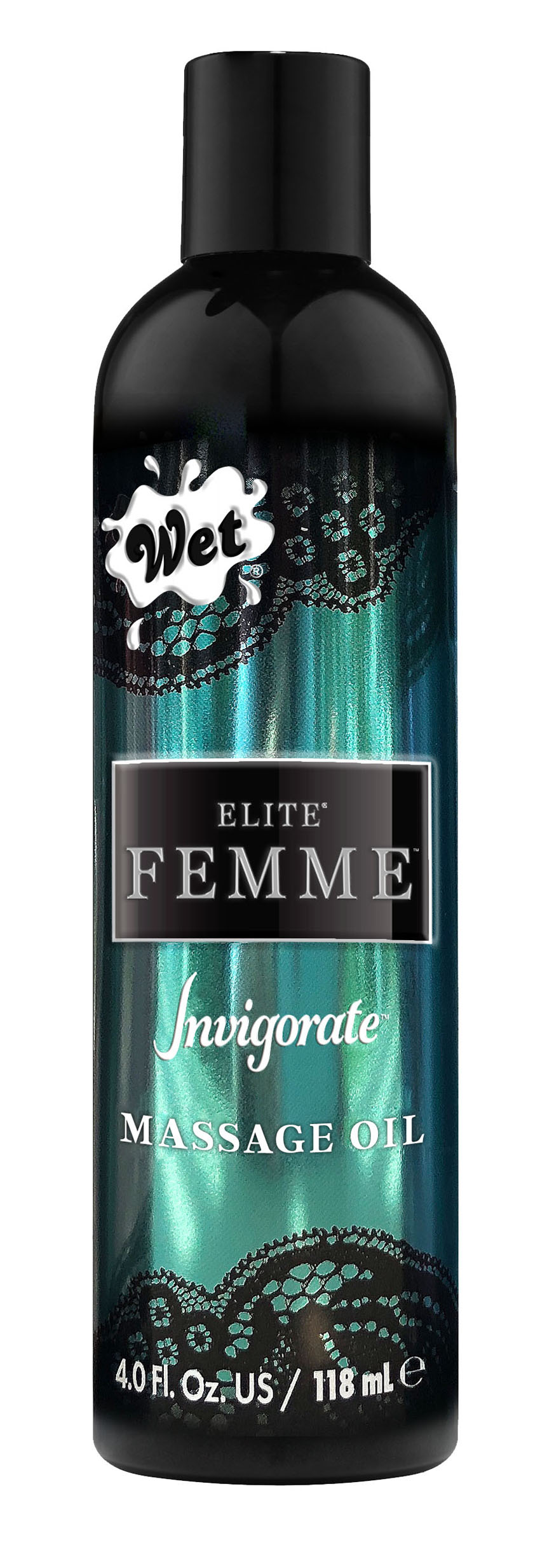 Inttimo by Wet Massage Oil - Invigorate- 4 Fl. Oz. / 120ml