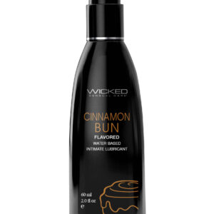 Aqua Cinnamon Bun Flavored Water Based Intimate Lubricant - 2 Fl. Oz.