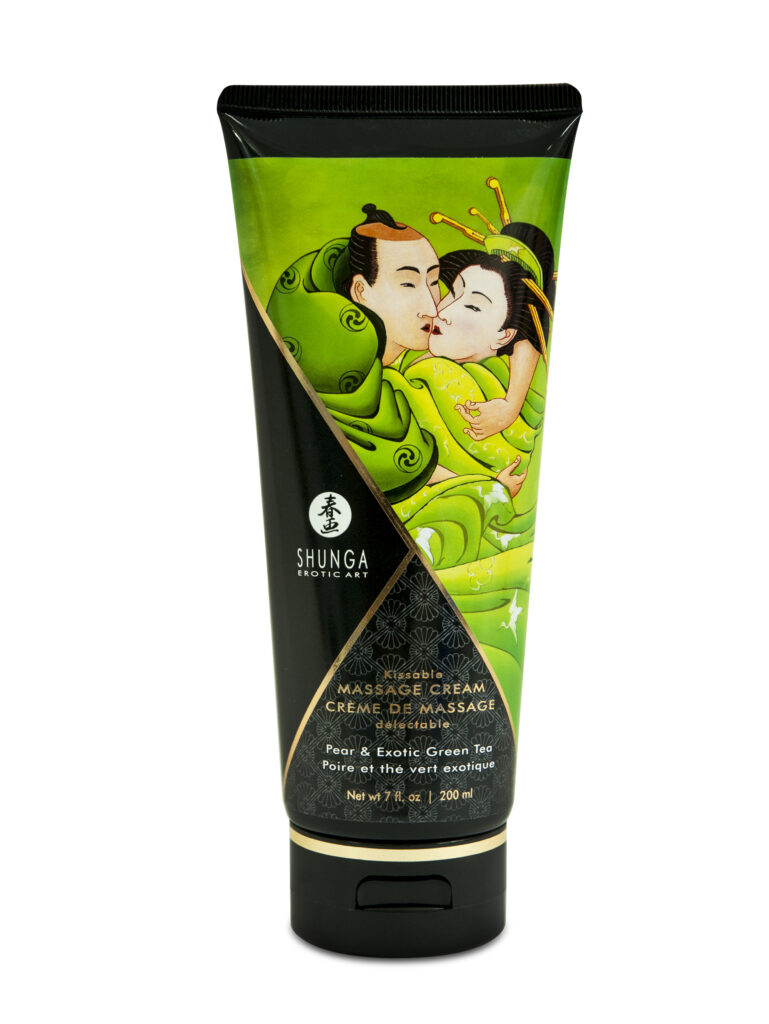 Kissable Massage Cream - Pear & Exotic Green Tea  - 7 Fl. Oz. / 200 ml