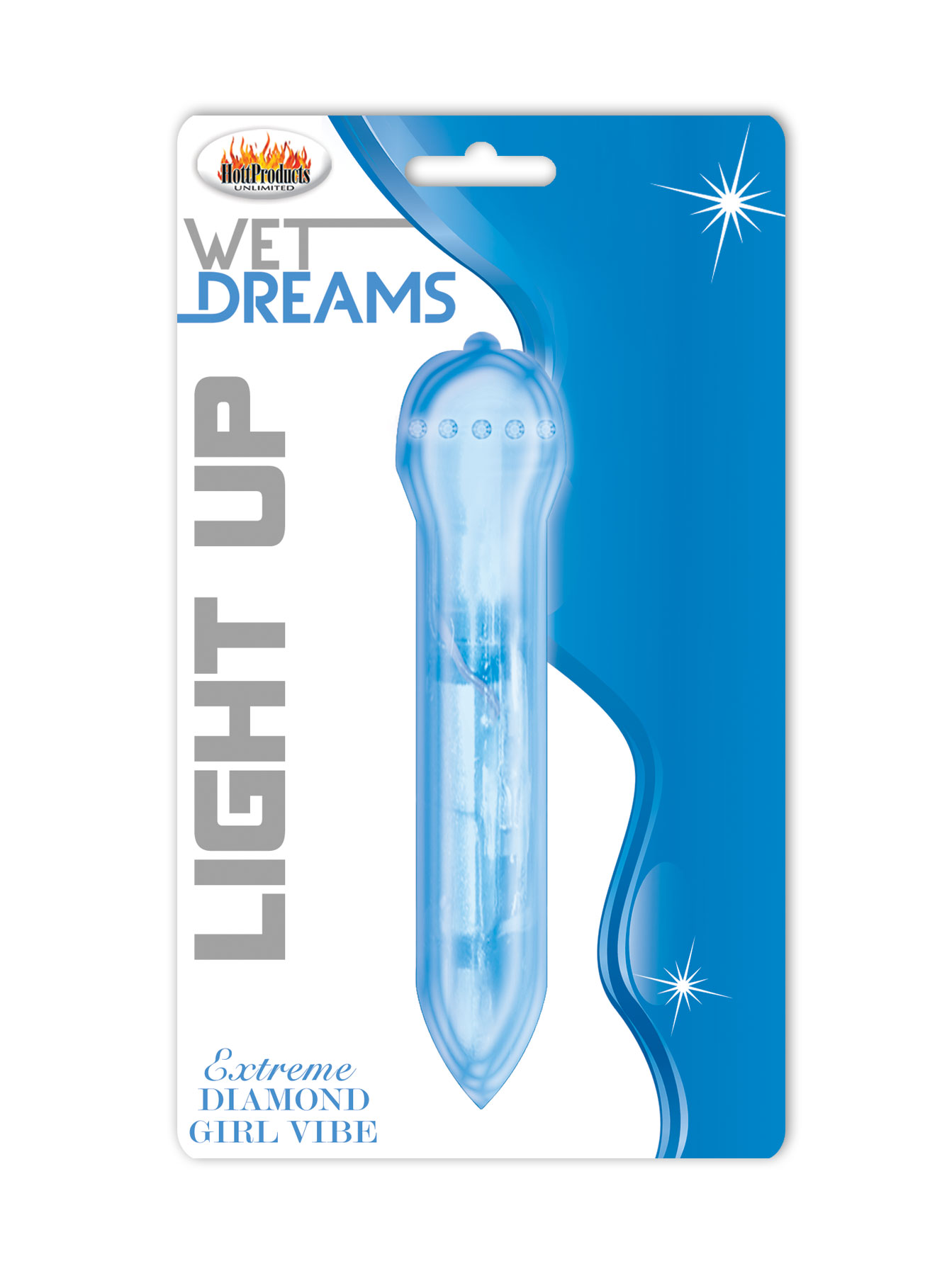 Wet Dreams Light Up Extreme Diamond Girl Vibe - Blue