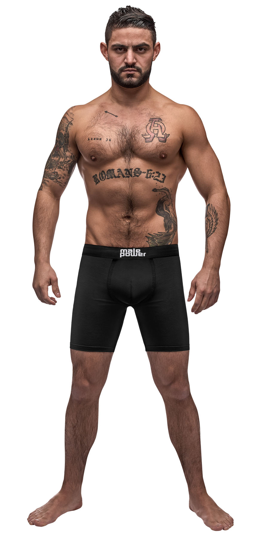 Black Nite Long Leg Short - Black - Extra Large