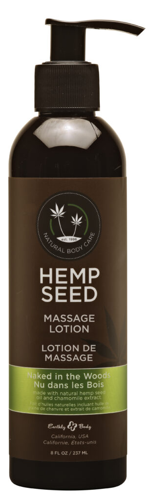 Hemp Seed Massage Lotion - Naked in the Woods - 8 Fl. Oz./ 237ml