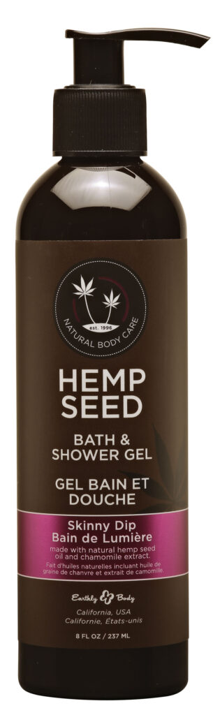 Hemp Seed Bath and Shower Gel - Skinny Dip - 8 Oz. / 237ml