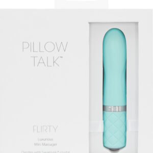 Pillow Talk Flirty Vibe  With Swarovski Crystal - Teal