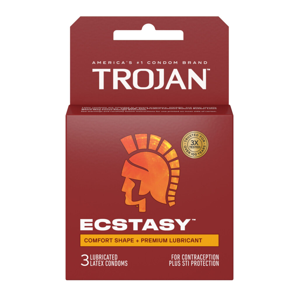 Trojan Ultra Ribbed Ecstasy - 3 Pack