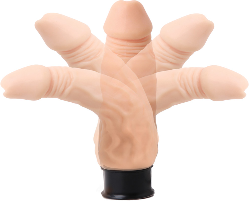 Skinsations Thick Vibra-Flex Flexible Vibe - 6  Inches