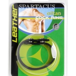 C-Ring With Snaps Soft Leather - Black