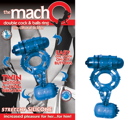 The Macho Double Blue - Cock and Balls