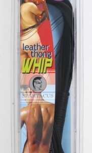 Spiked Thong Whip 20in