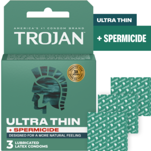 Trojan Ultra Thin Armor Spermicidal Condoms - 3 Pack