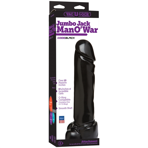 Vac-U-Lock Codeblack Jumbo Jack Man O War