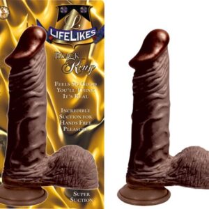 Lifelike Black King 9"