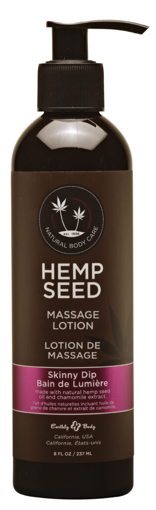Hemp Seed Massage Lotion - Skinny Dip - 8 Fl. Oz.
