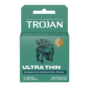Trojan Sensitivity Ultra Thin Lubricated Condoms - 3 Pack