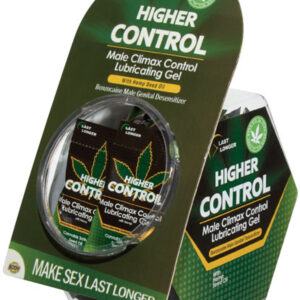 Higher Control Male Climax Control Lubricating Gel With Hemp - 50 Pc