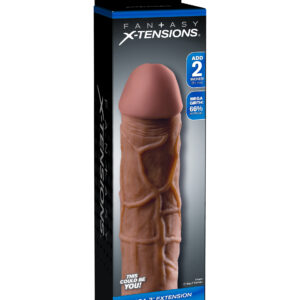 Fantasy X-Tension Mega 2-Inch Extension - Brown
