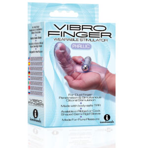 Vibro Finger Wearable Stimulator - Purple