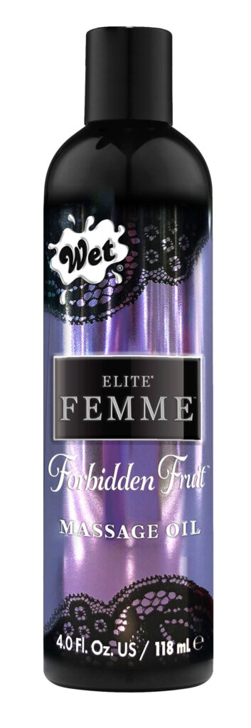 Inttimo by Wet Massage Oil - Forbidden Fruit - 4 Fl. Oz./ 120ml