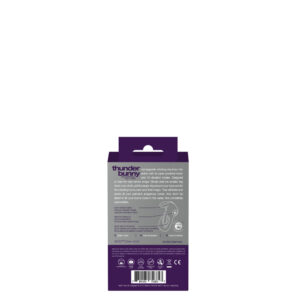 Thunder Bunny Rechargeable Dual Ring - Perfectly Purple