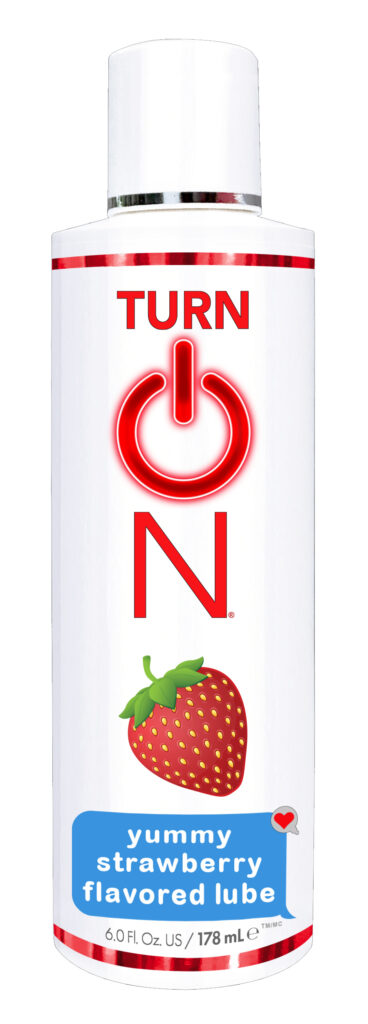 Turn on Yummy Strawberry Flavored Lube - 6 Fl. Oz.