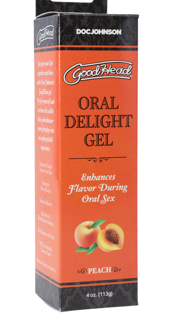 Goodhead - Oral Delight Gel - Peach - 4 Oz.