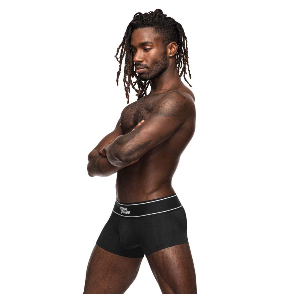 Modal Rib Pouch Short - Small - Black