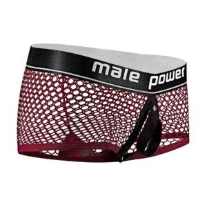 Cock Pit Net Mini Cock Ring Short - Medium -  Burgundy