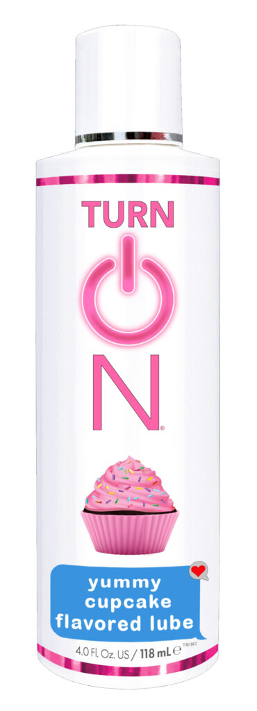 Turn on Yummy Cupcake Flavored Lube - 4 Fl. Oz.