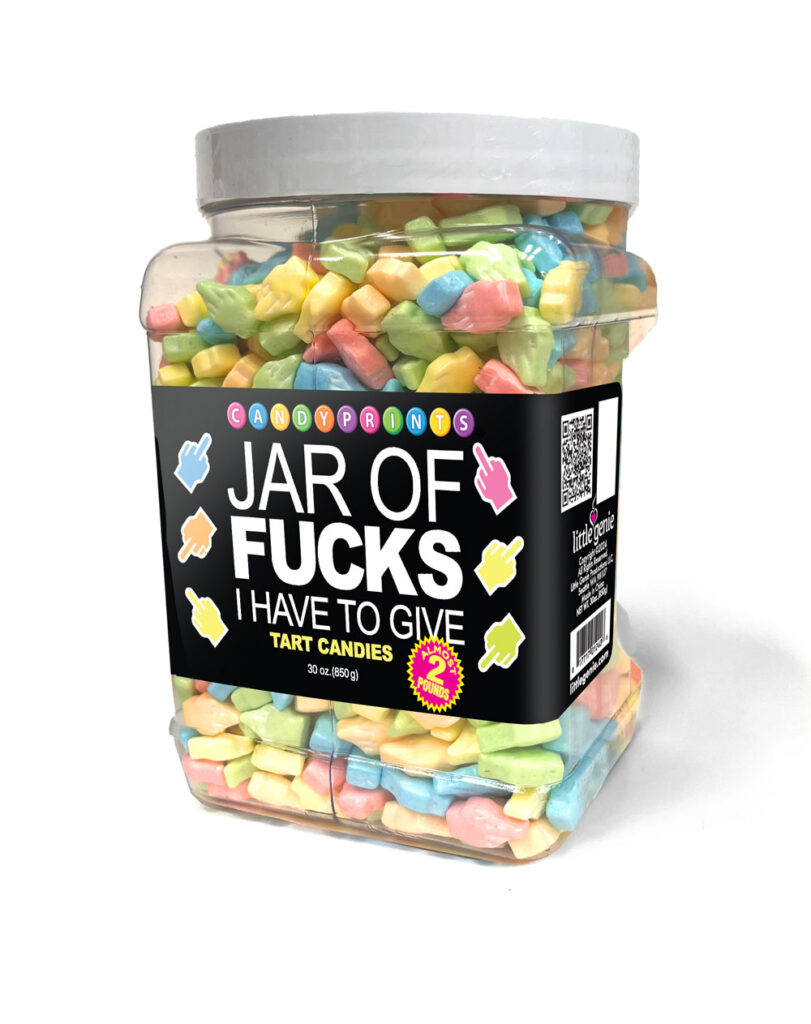 Jar of Fucks I Have to Give  2lb Tart Candy