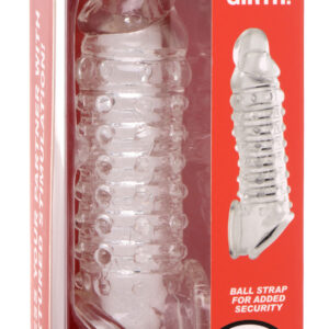 1.5 Inch Penis Enhancer Sleeve - Clear