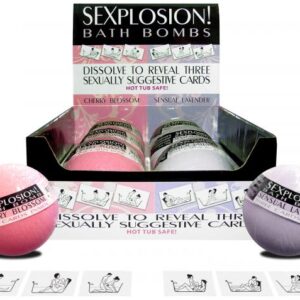 Sexplosion! Bath Bombs - Display - 6 Count