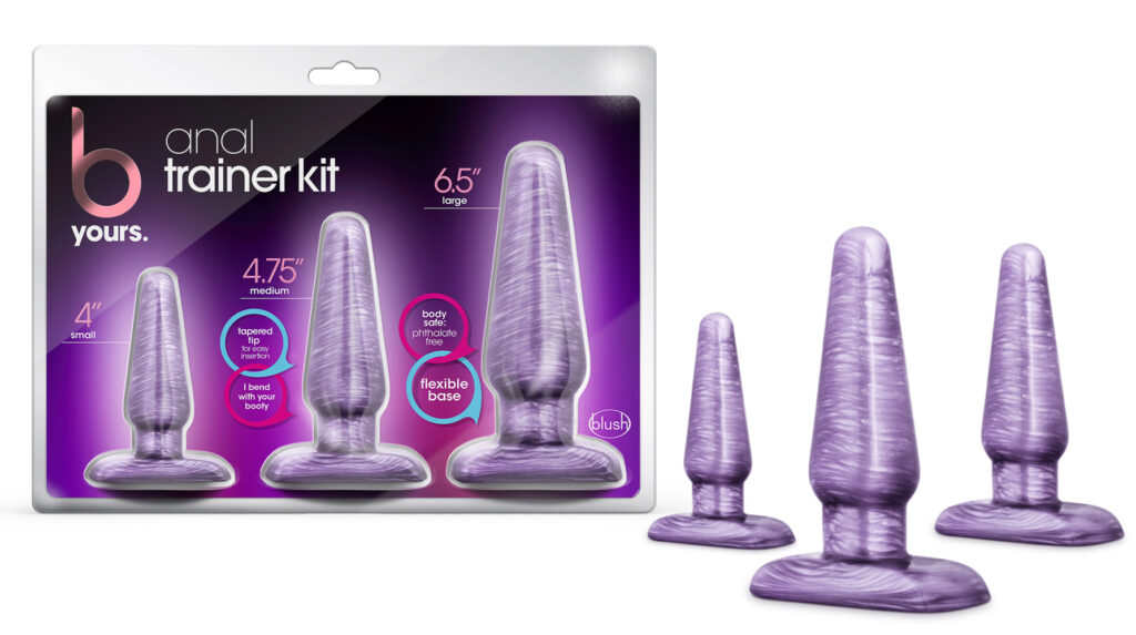 B Yours - Anal Trainer Kit - Purple Swirl