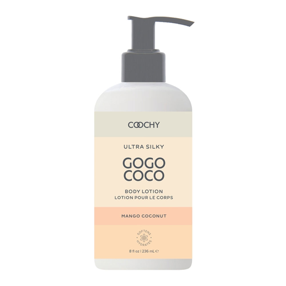 Coochy Ultra Silky Body Lotion - Mango Coconut  -  8 Oz