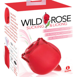 Wild Rose Sucking and Licking - Red