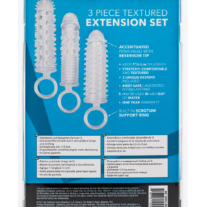 3 Piece Textured Extension Set