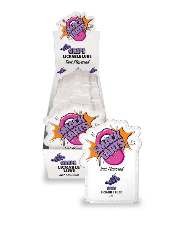 Smack Tarts Lube 3ml Pouch Display 36pc - Sour Grape