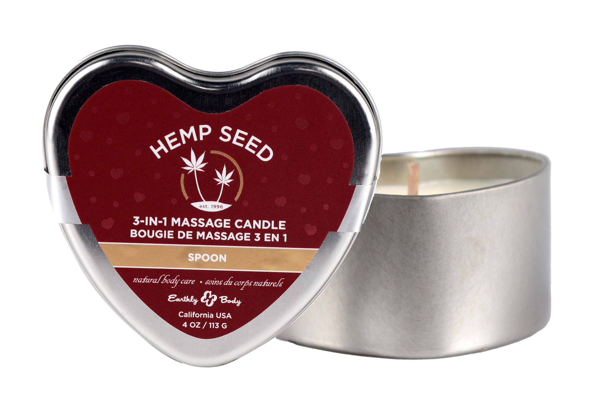3-in-1 Massage Candle - Spoon - 4 Oz
