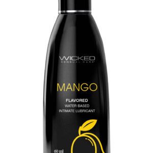 Aqua Mango Flavored Water Based Intimate Lubricant - 2 Fl. Oz.