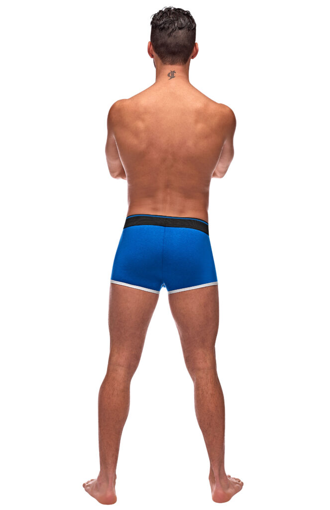 Retro Sport Panel Short - Large - Blue/ Black