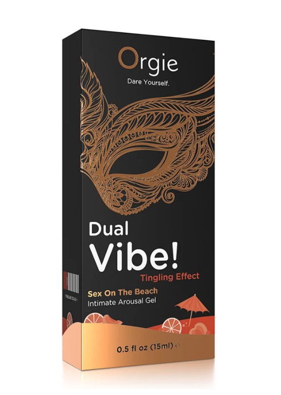 Dual Vibe Sex on the Beach Kissable Liquid Vibrator 15ml