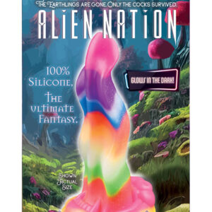 Alien Nation Lick of the Lair Silicone Glow in the Dark Creature Dildo - Multicolor