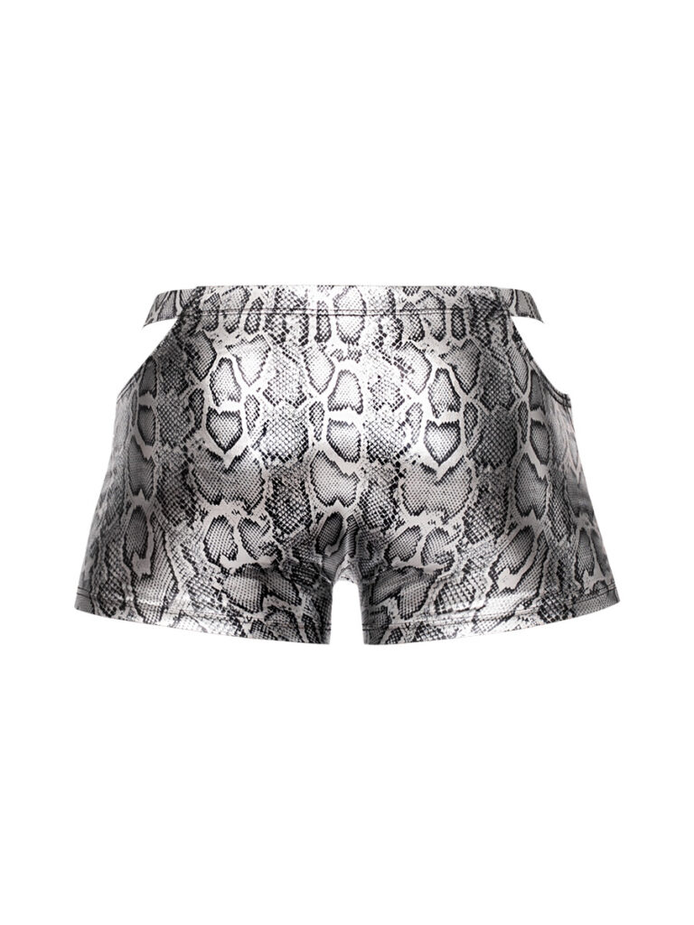 s'naked Pouch Short - Medium - Silver/black