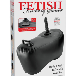Fetish Fantasy Series Body Dock Inflatable Love Seat Black