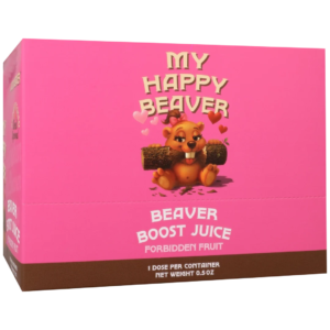 Beaver Boost Juice for Her 12 Pack Display Forbidden Fruit
